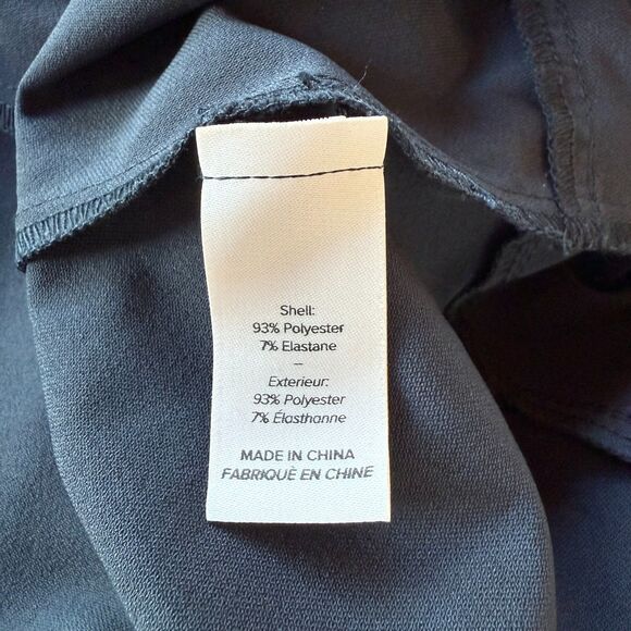 NWOT Cinq a Sept Kyla Long Sleeve Belted Midi Button Down Shirt Dress in Navy 10 - Picture 10 of 16